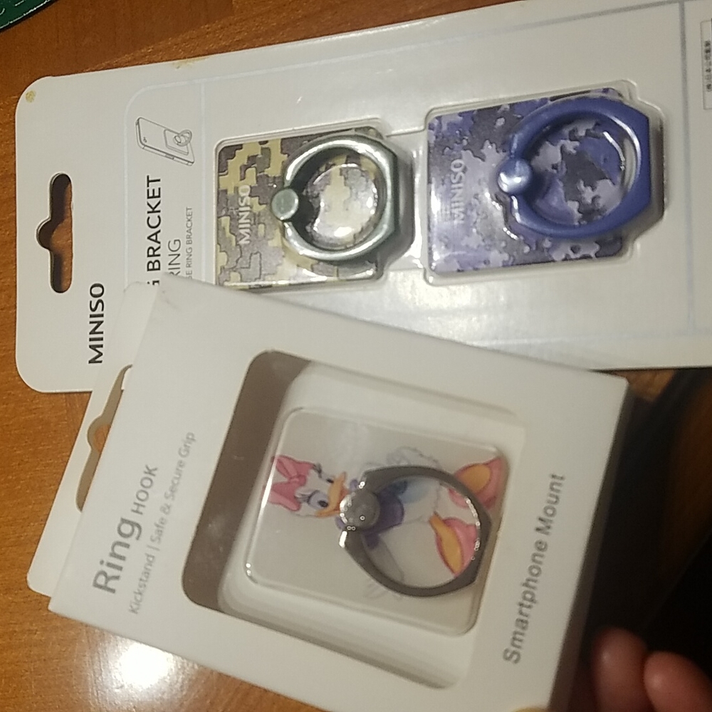 Ring bracket with ring set (×3)